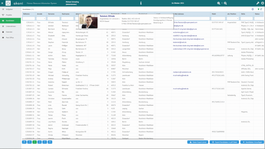 KI-gestützte Recruiting Plattform 23 Akoni Recrouting Plattform